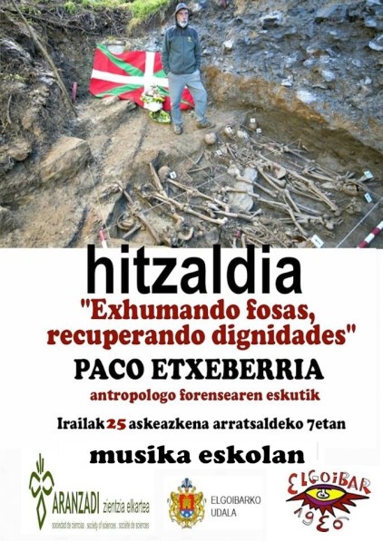 Paco Etxeberriaren hitzaldia